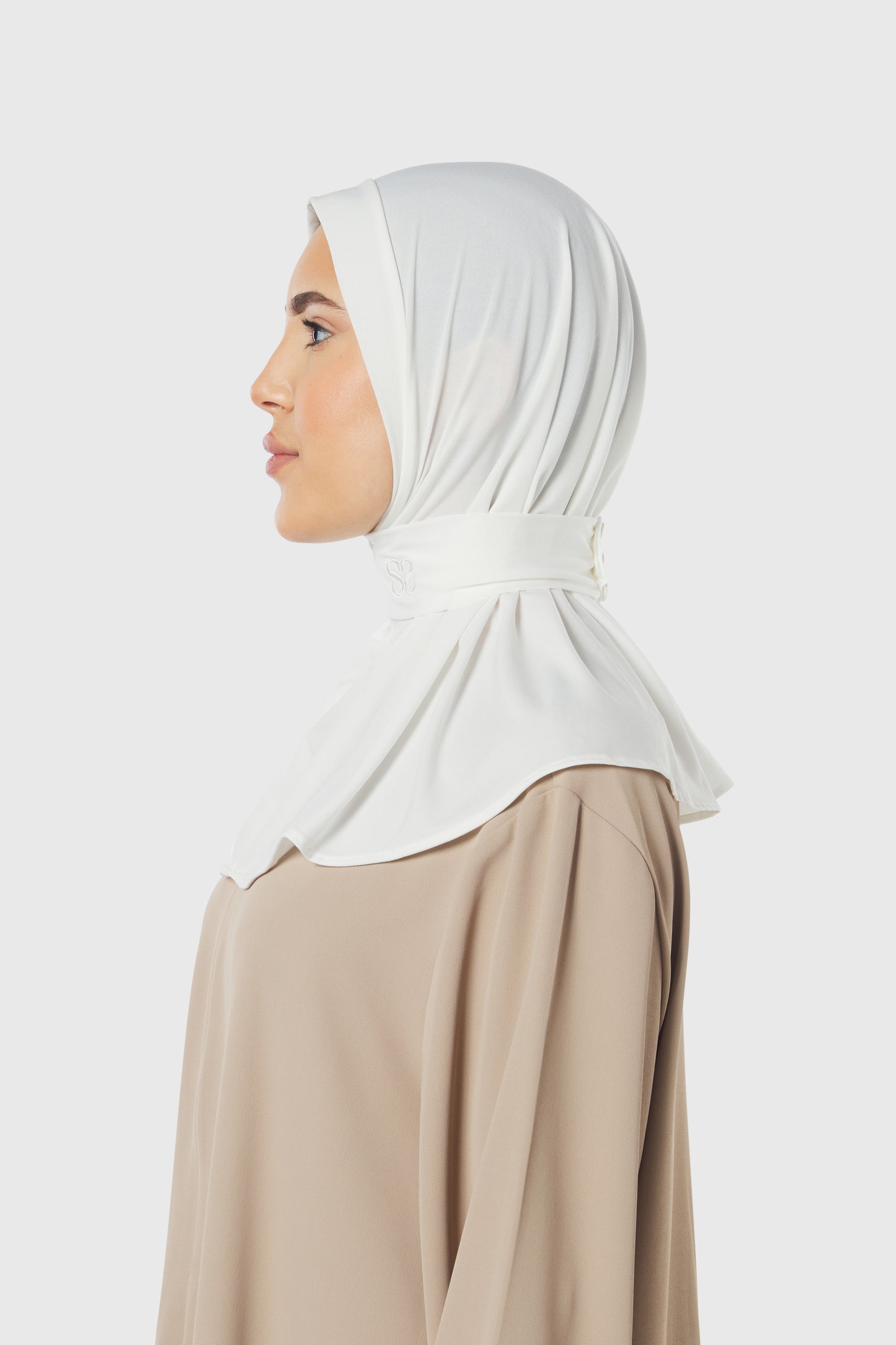 Sitrah Hijab - clean white
