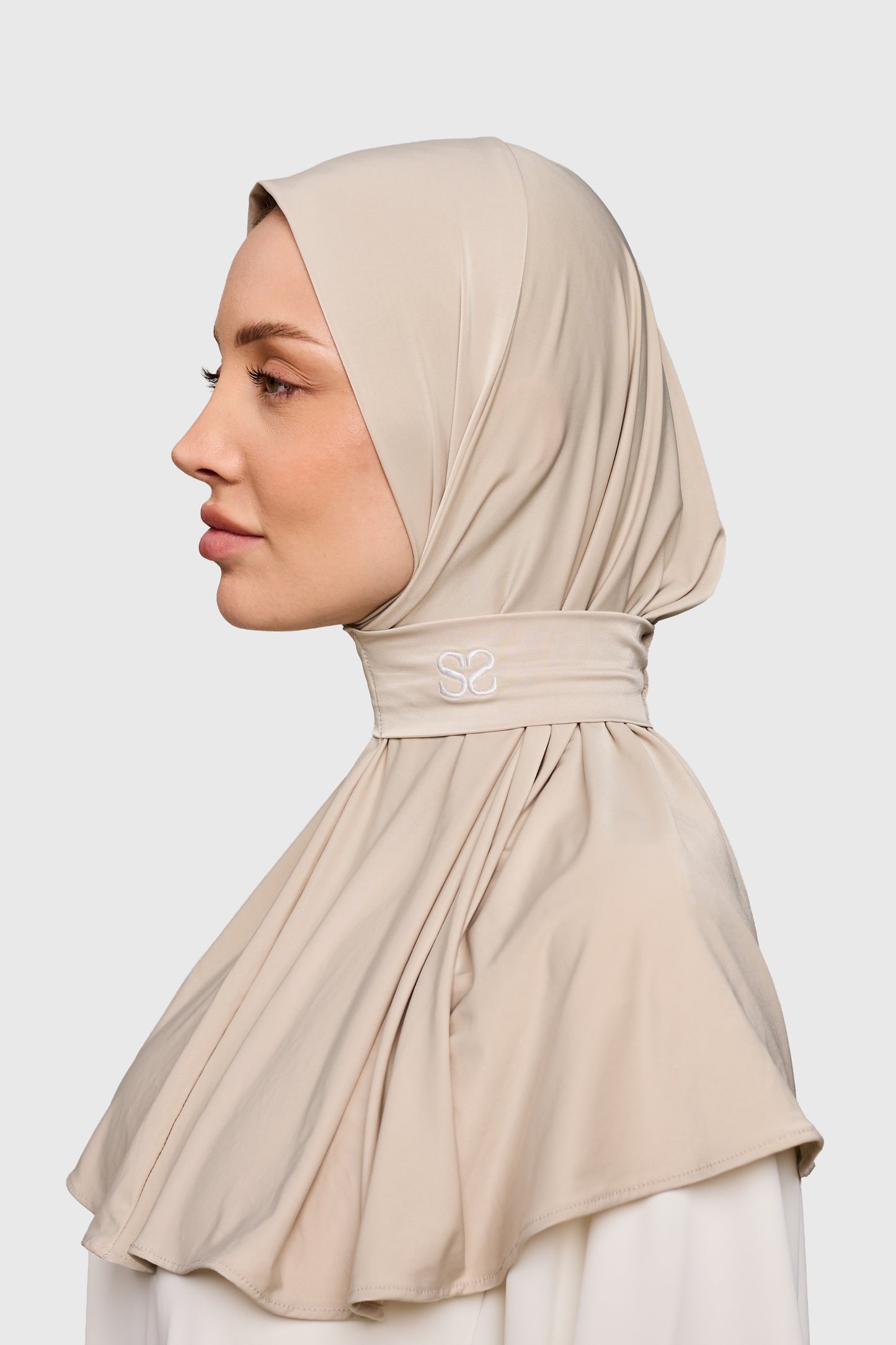 Sitrah Hijab - bone (liquid jersey)