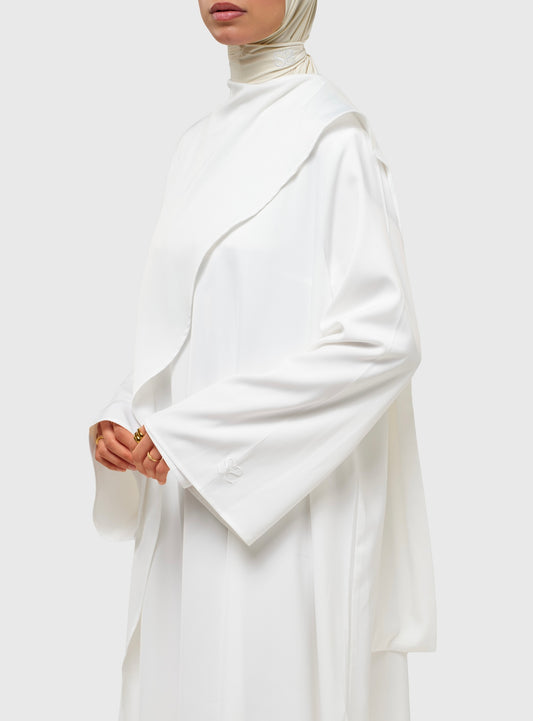 Serenity Dress - satin white