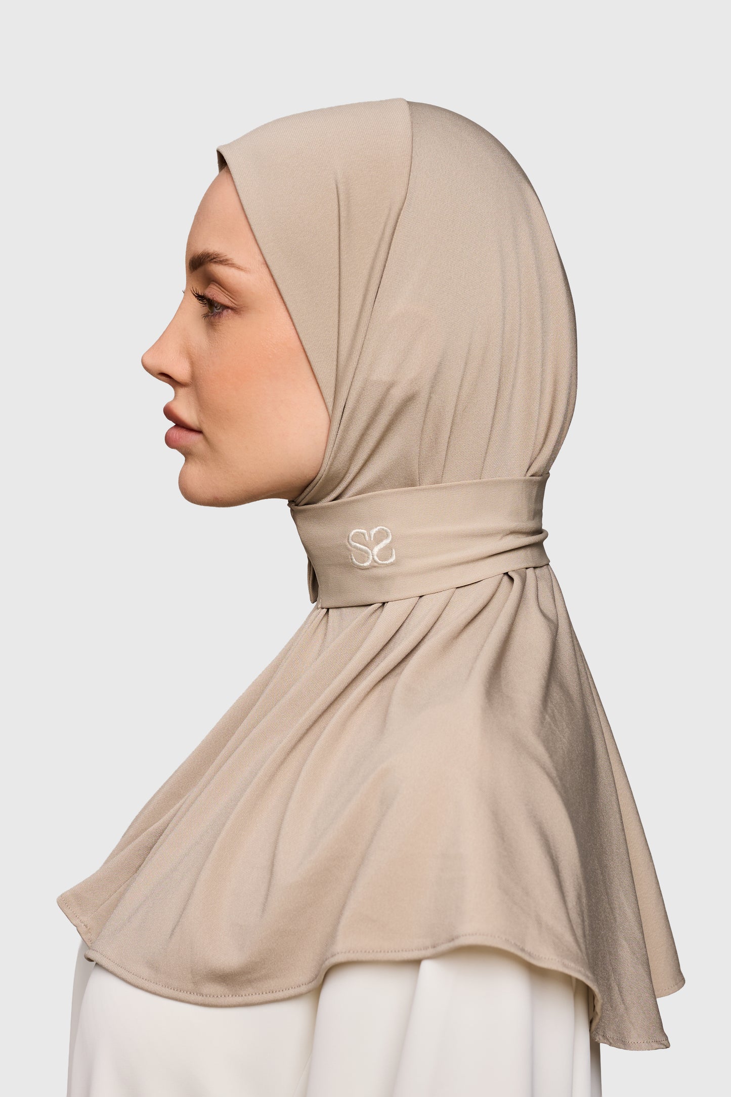 Allure Hijab - light taupe