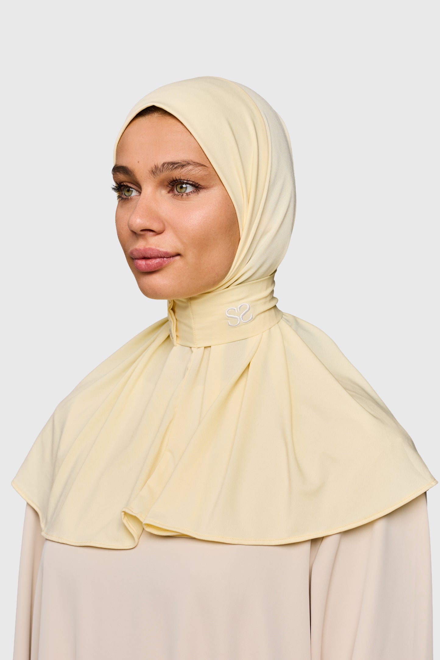 Allure Hijab - butter yellow