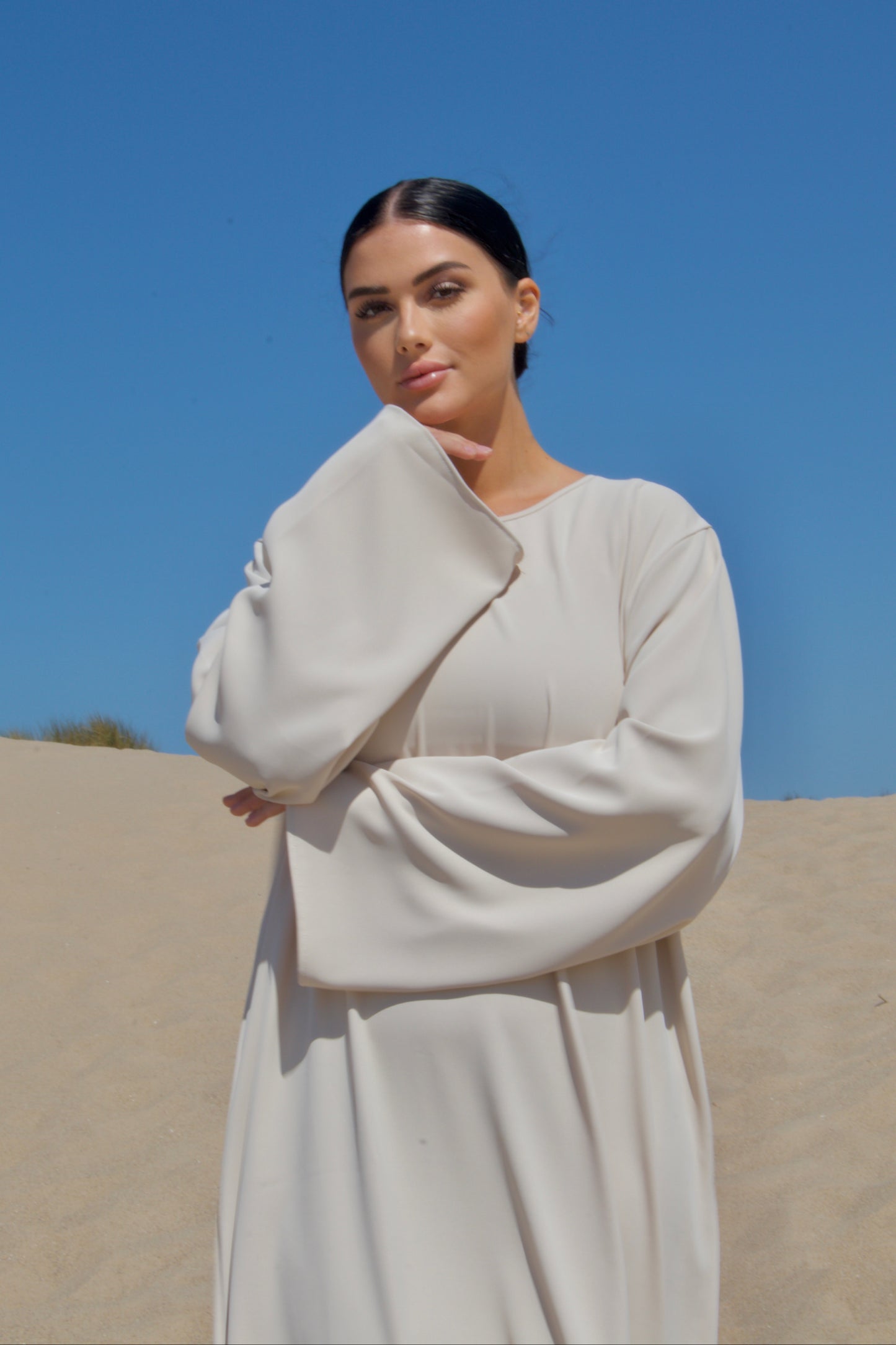 Abaya set - Light Sand