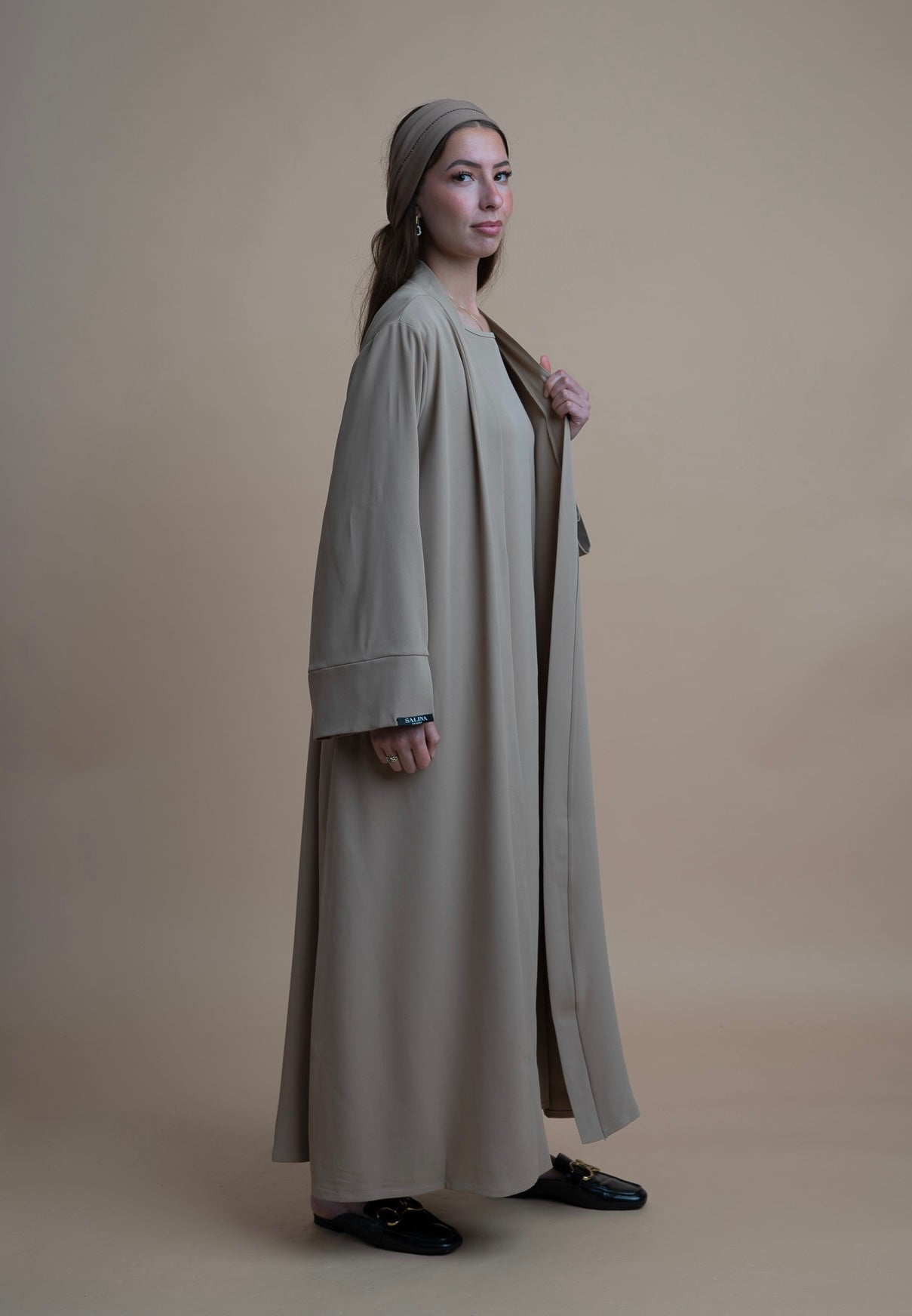 Abaya set - Warm Taupe