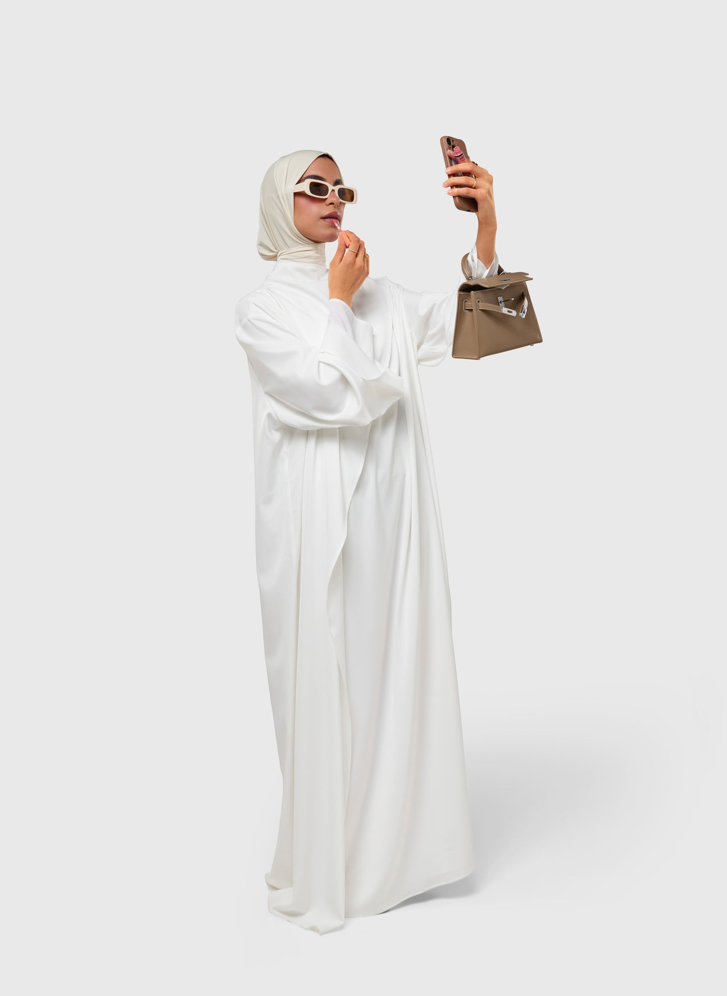 Serenity Dress - satin white