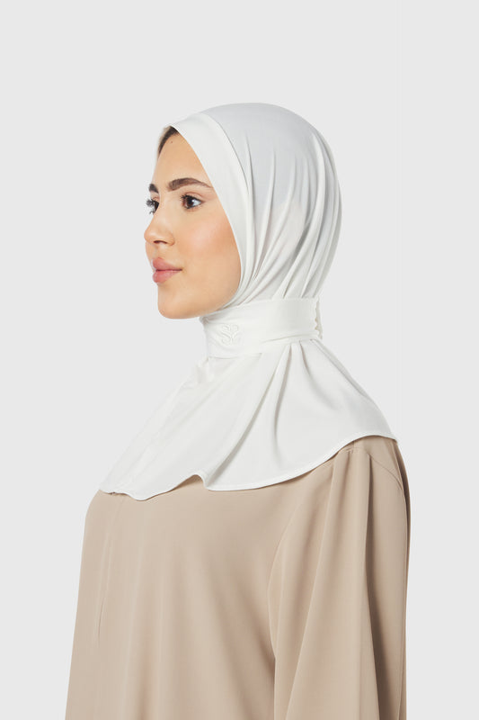 Sitrah Hijab - clean white