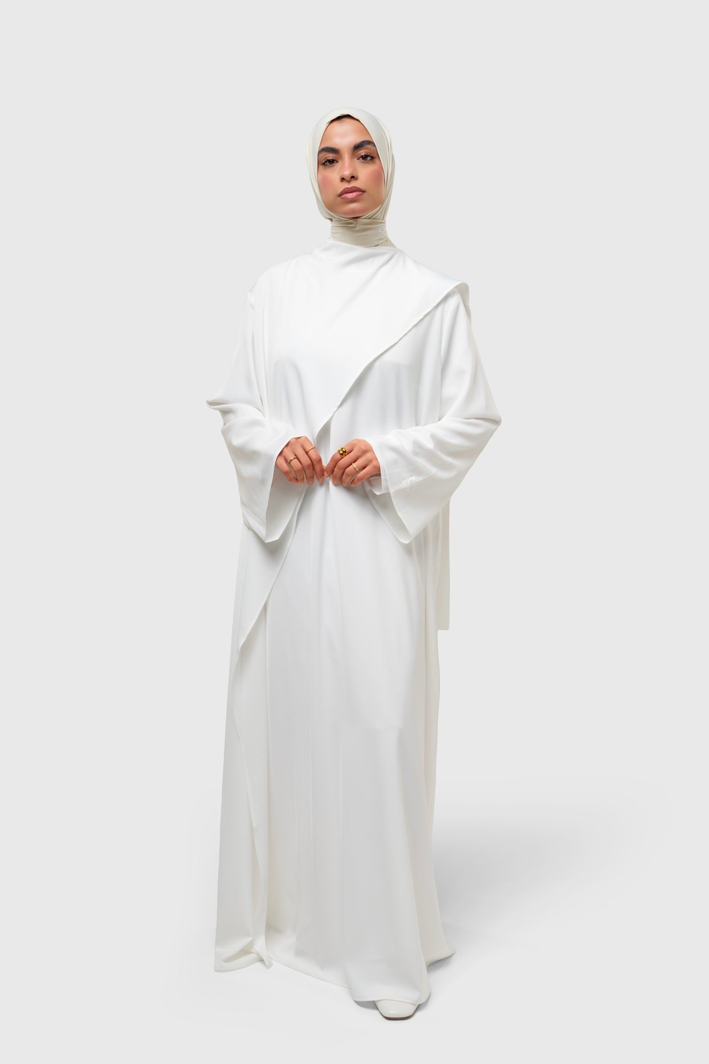 Serenity Dress - satin white