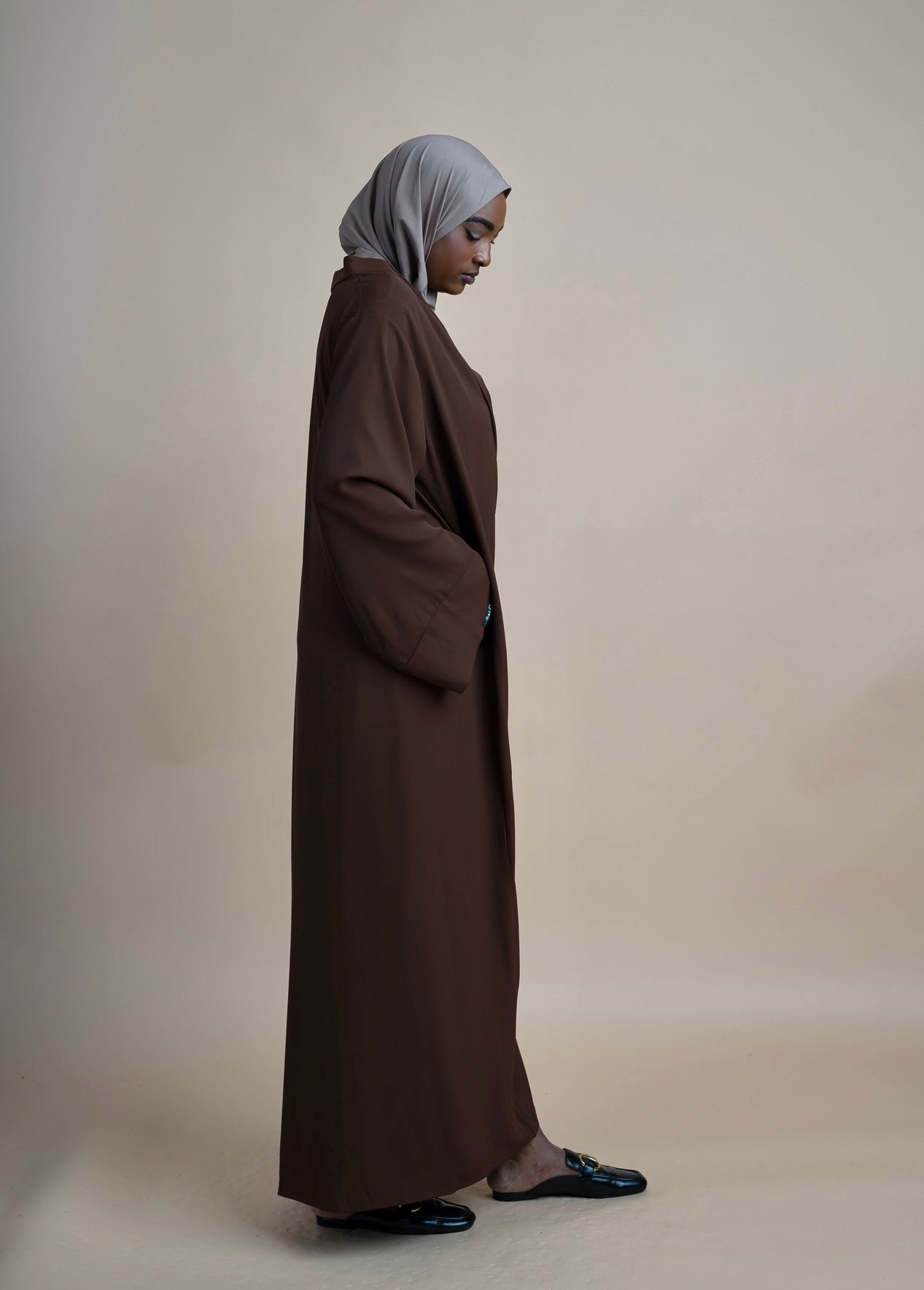 Abaya set - Deep Brown