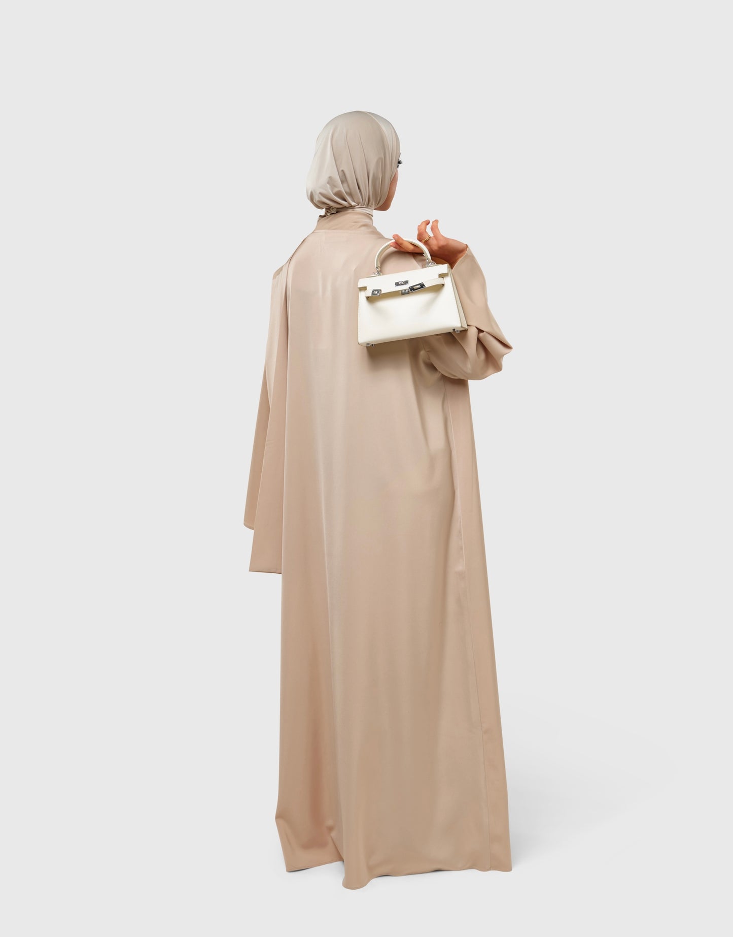 Serenity Dress - satin sand