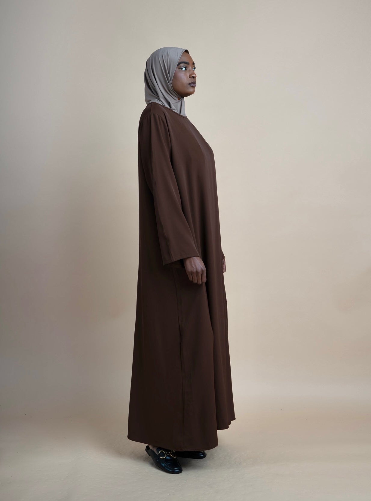 Abaya set - Deep Brown