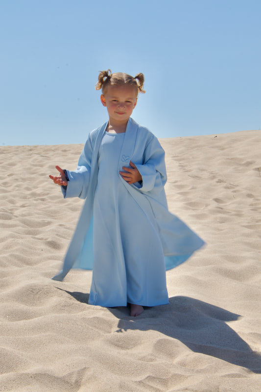 Abaya set kids - Blue