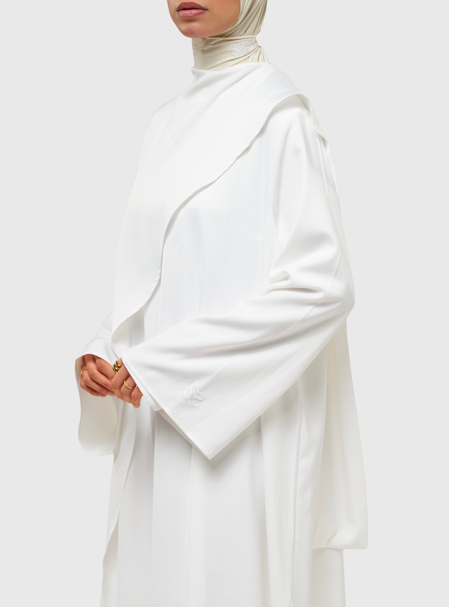 Serenity Dress - satin white