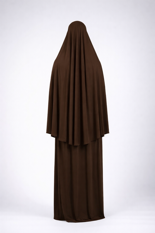 Khimaar set - chocolate