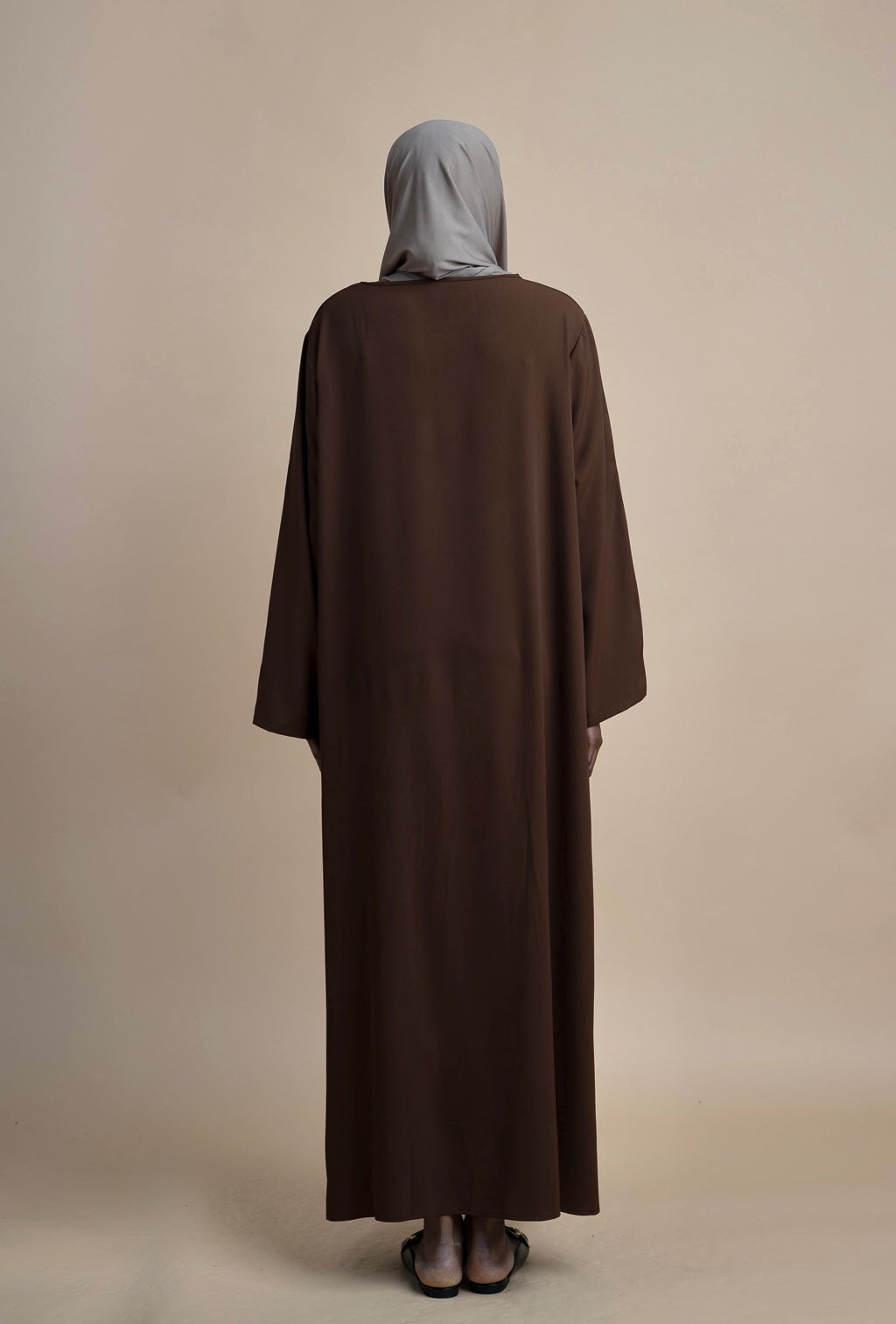 Abaya set - Deep Brown