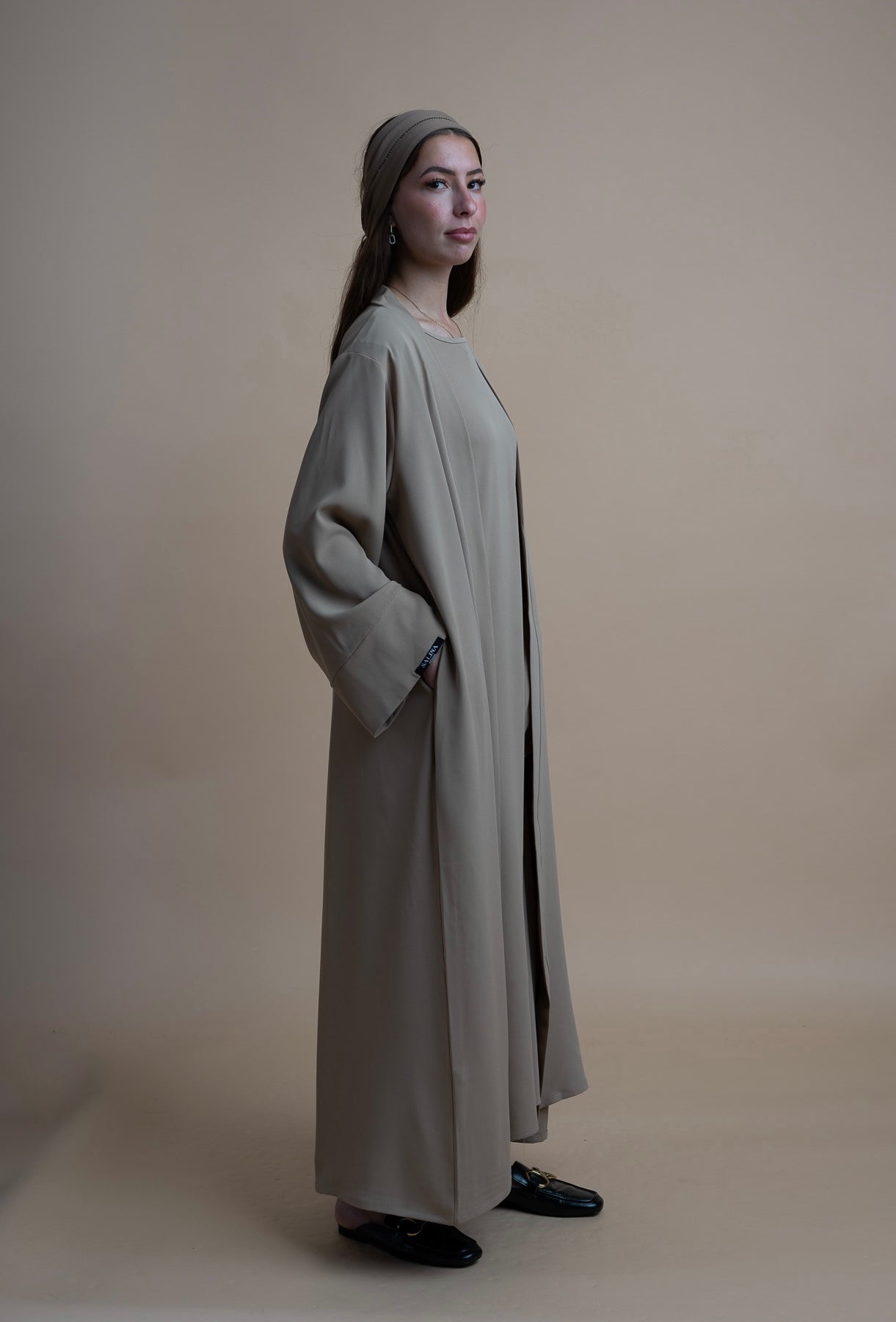 Abaya set - Warm Taupe