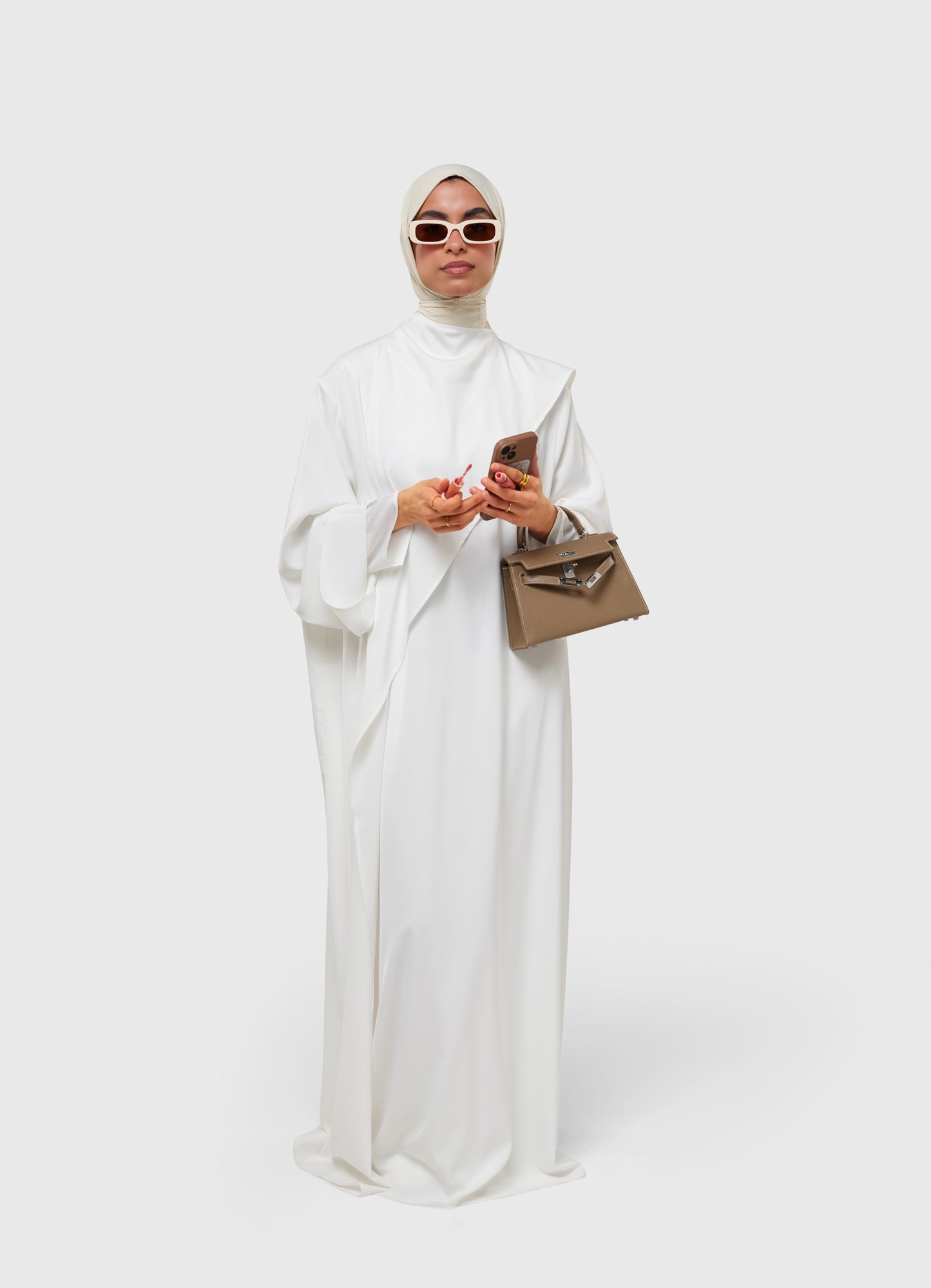 Serenity Dress - satin white
