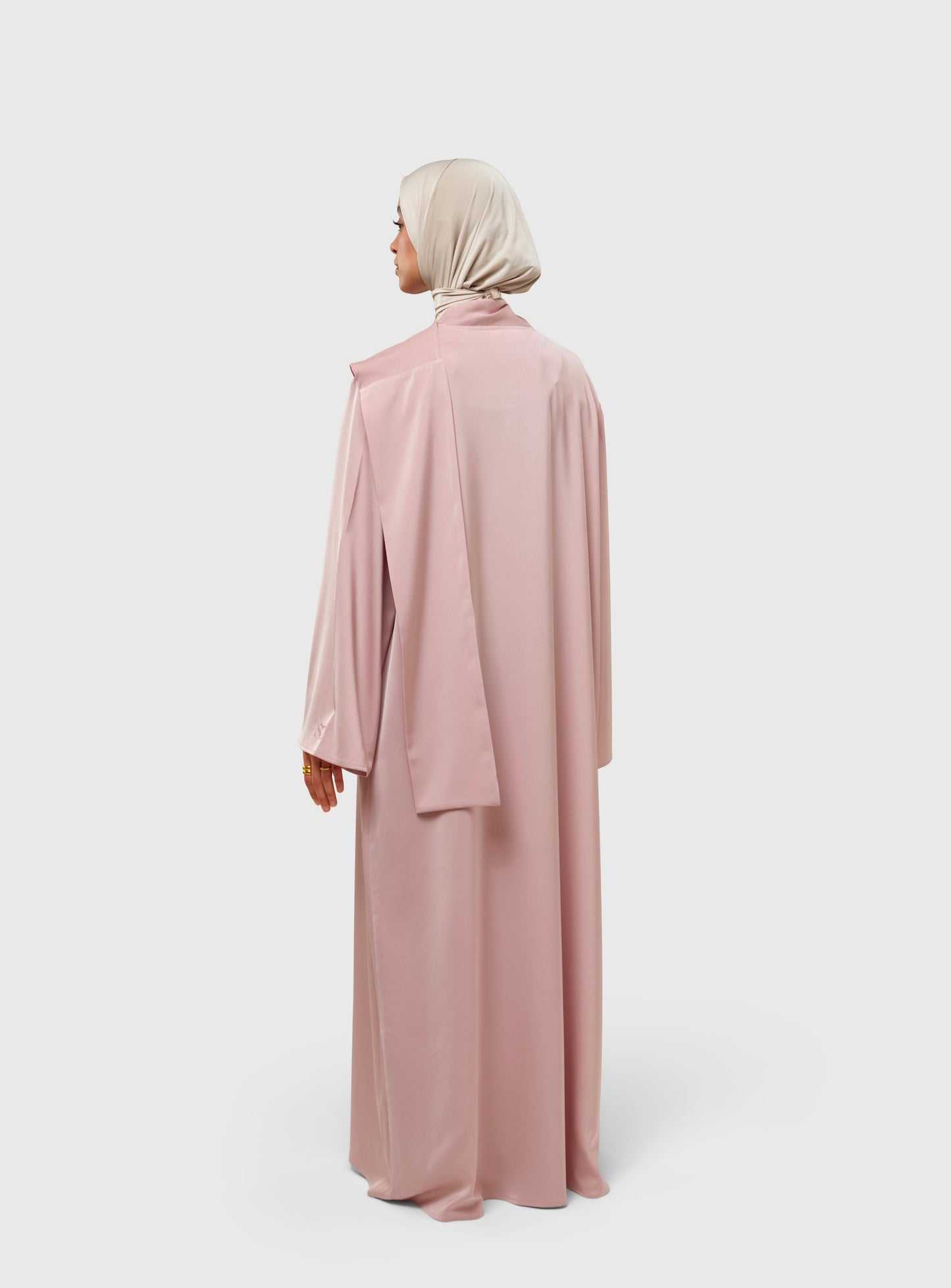 Serenity Dress - satin pink