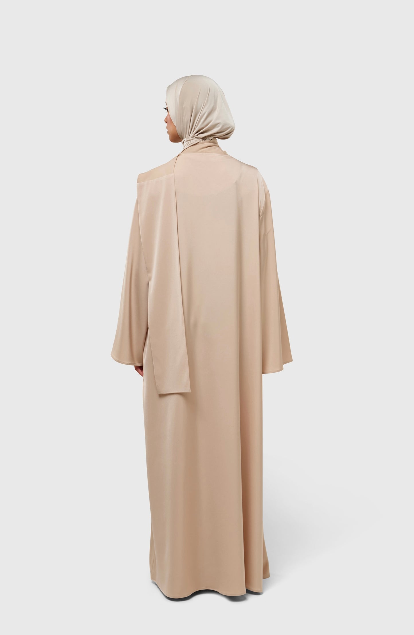 Serenity Dress - satin sand