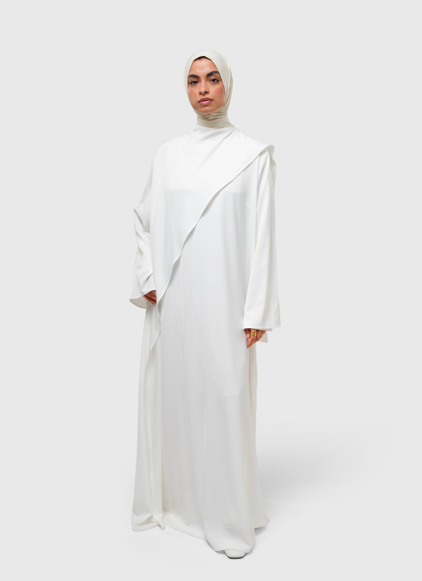Serenity Dress - satin white