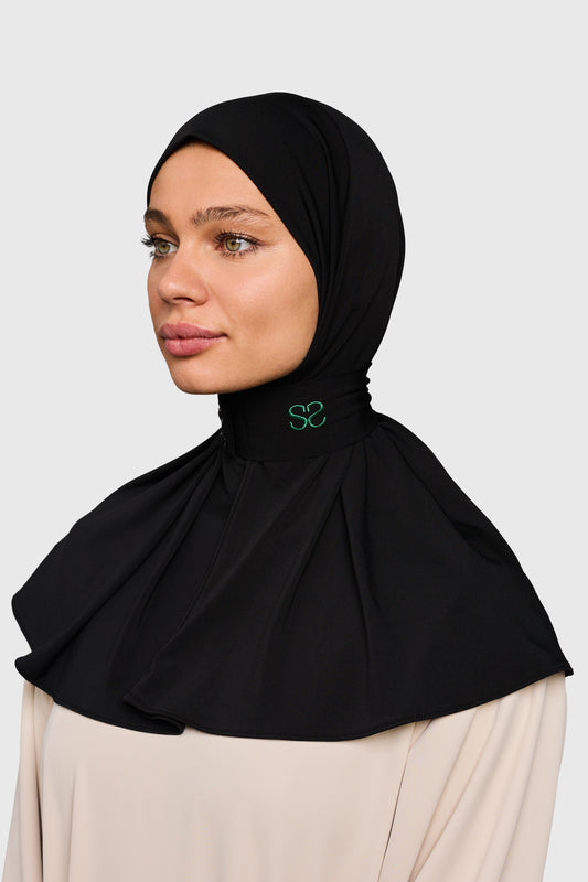 Allure Hijab - deep black