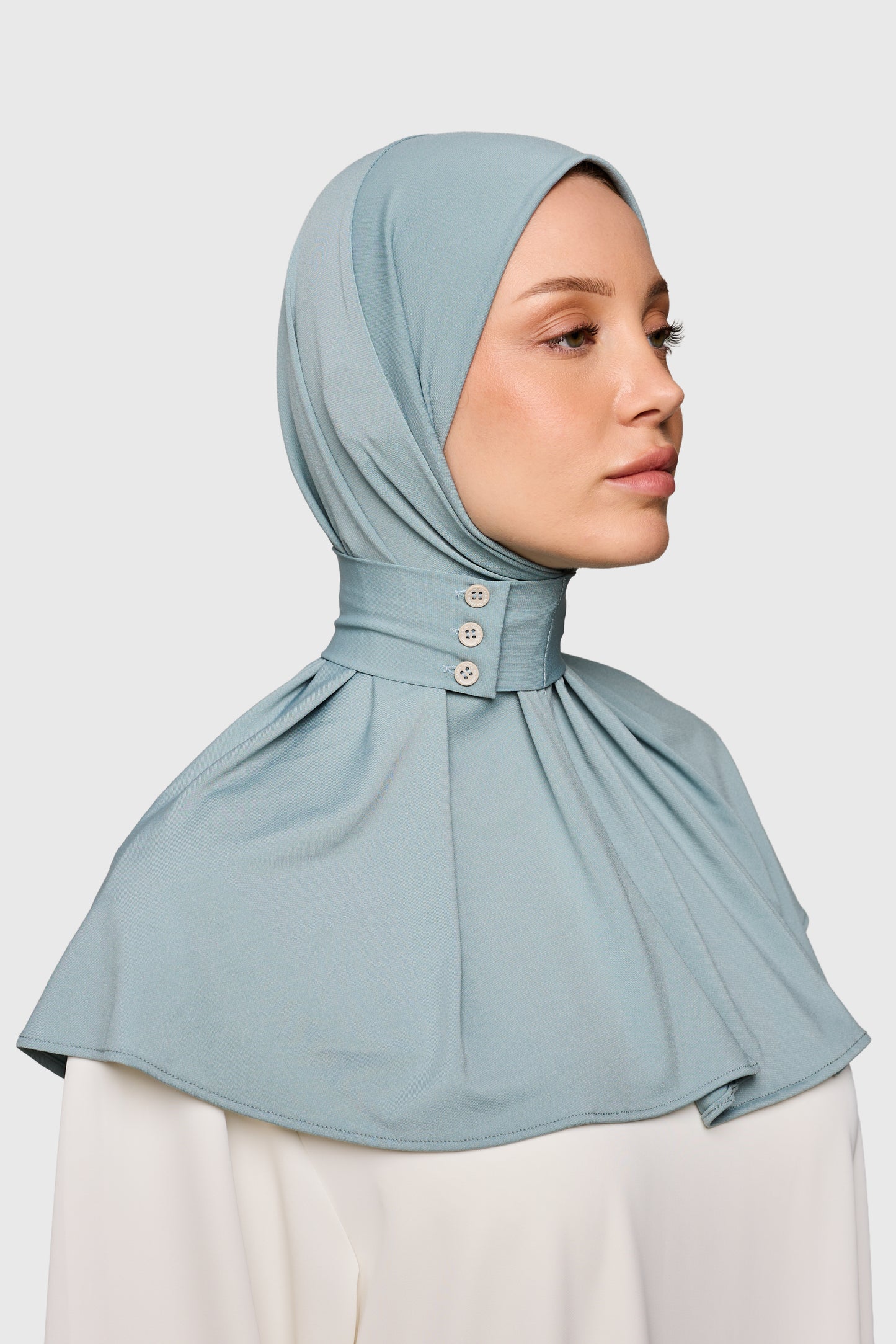 Allure Hijab - stone blue