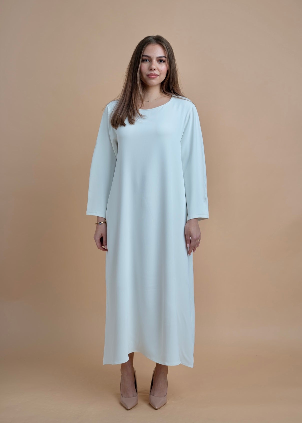 Abaya set - Linen White