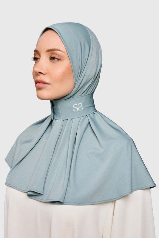 Allure Hijab - stone blue