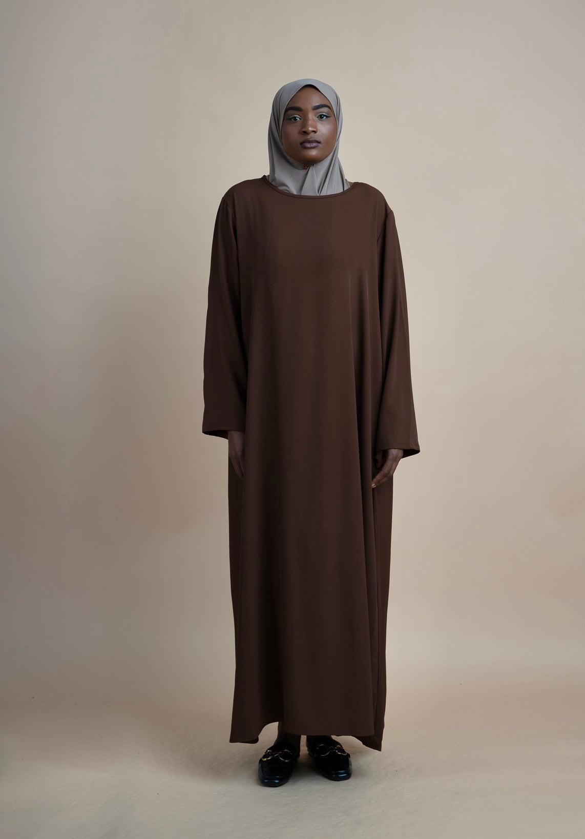 Abaya set - Deep Brown