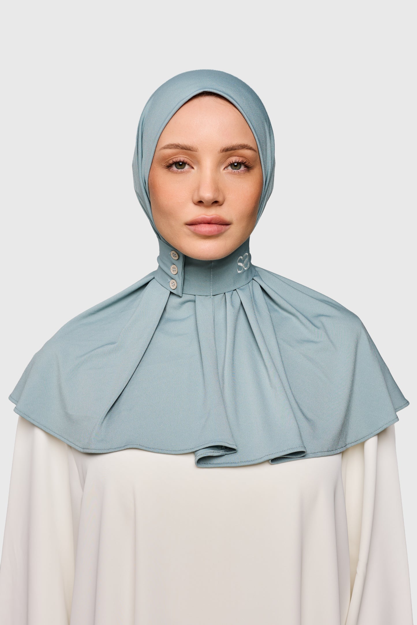 Allure Hijab - stone blue