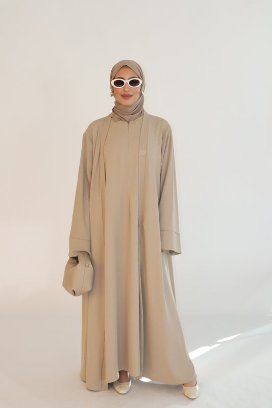 Abaya set - greige