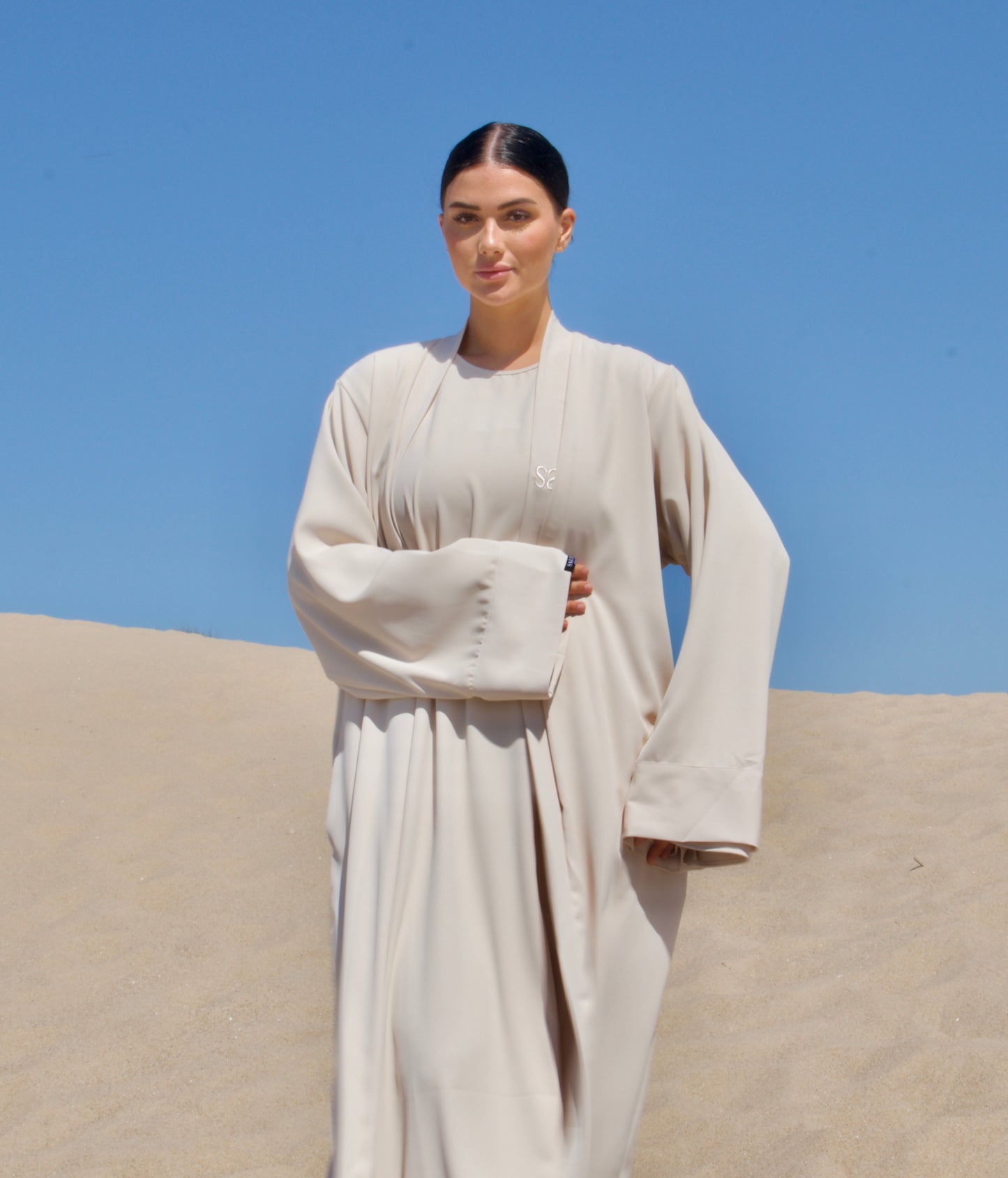 Abaya set - Light Sand