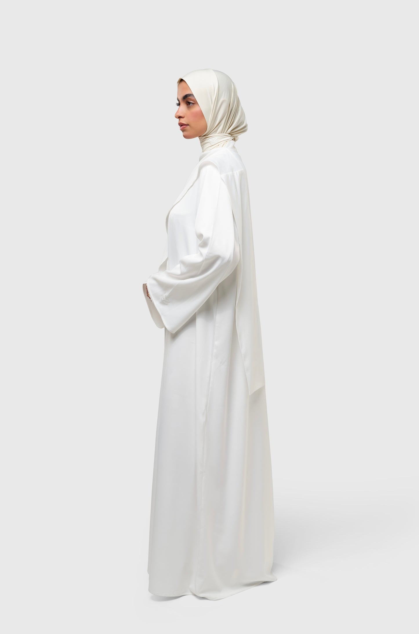 Serenity Dress - satin white