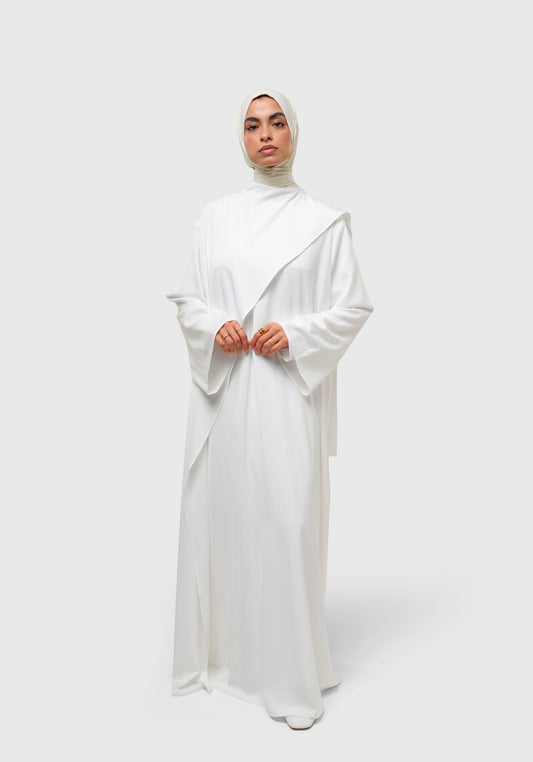 Serenity Dress - satin white