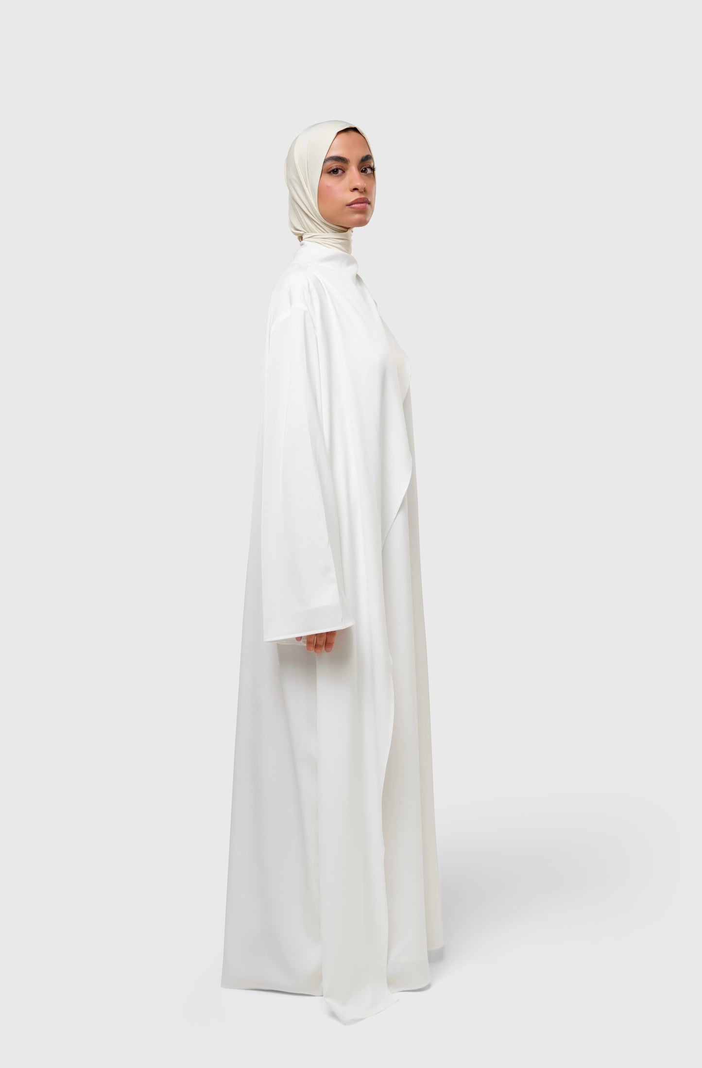 Serenity Dress - satin white