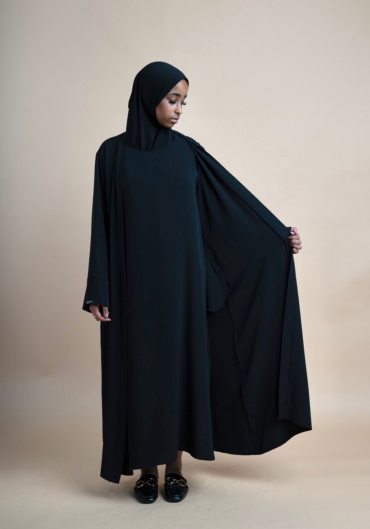 Abaya set - Deep Black