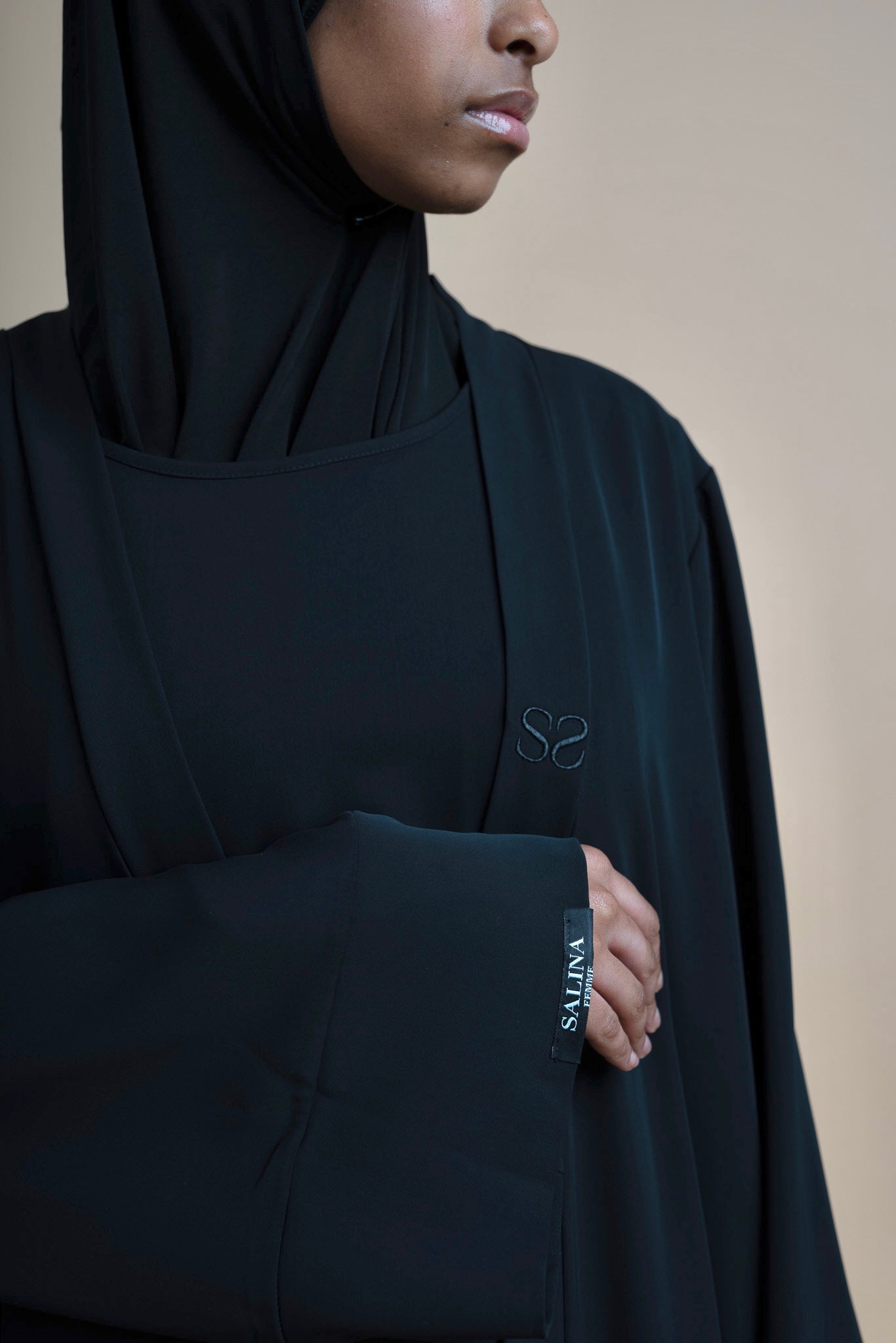 Abaya set - Deep Black