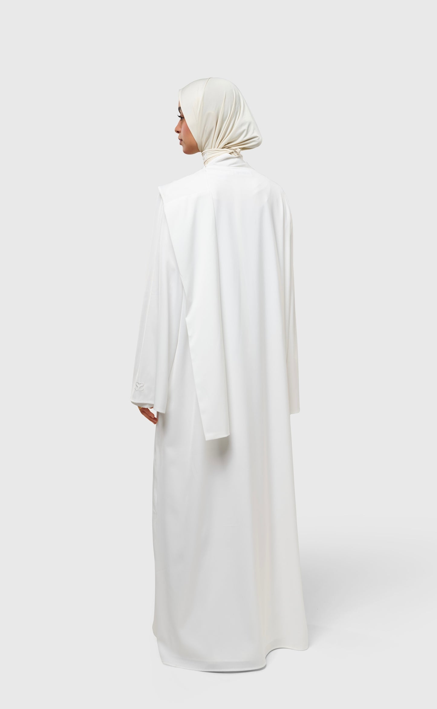 Serenity Dress - satin white